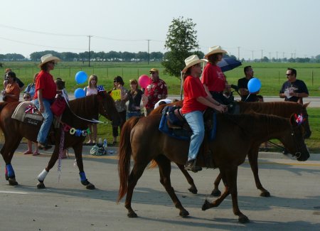 Good trail horses are also good parade and all around horses.