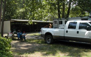 horse camping