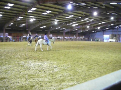 Interior of Indoor Riding Arena