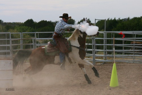 Mounted Shooting Competitor Robert Carlson